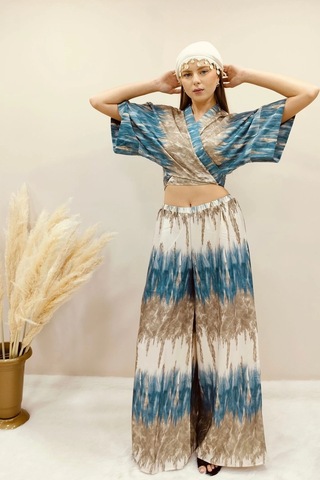 Asprinfashion Alt Üst Digital Takım Çok Renkli