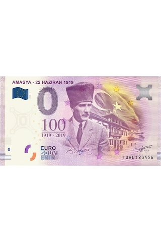 0 Euro Hatıra ve Koleksiyon Parası - Amasya 2019 Föylü