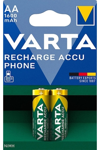 Varta T399 Nı-mh 1.2v 1600 Mah Hr6 Aa Şarjlı 2li Kalem Pil
