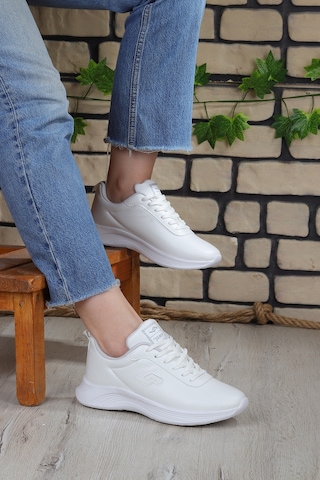 Jump Comfort Cilt Rahat Taban Unisex Sneaker Spor Ayakkabı 867800000742 05 Beyaz Beyaz