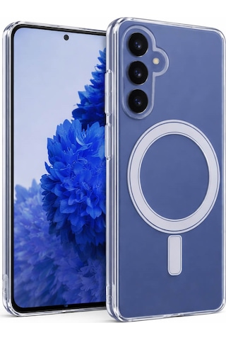Samsung Galaxy S25 Fe Uyumlu Kamera Korumalı Magsafe Wireless Şarj Özellikli Lüks Şeffaf Silikon Telefon Kılıfı Samsung Galaxy S25 Fe Uyumlu Kamera Korumalı Magsafe Wireless Şarj Özellikli Lüks Şeffaf Silikon Telefon Kılıfı