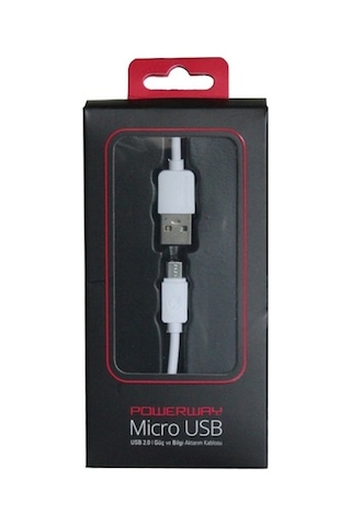 Powerway SM03 1 M Micro USB Hızlı Şarj Kablosu