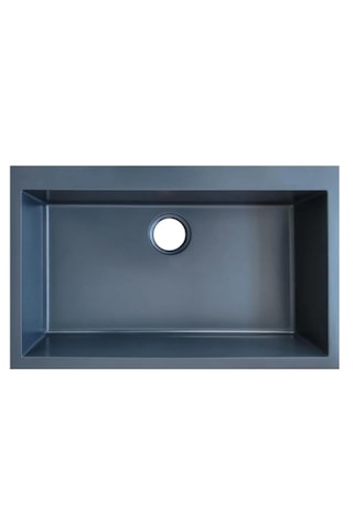 Meyesin ME-78A Granit Tek Göz Mutfak Evye Antrasit 78 x 49 CM