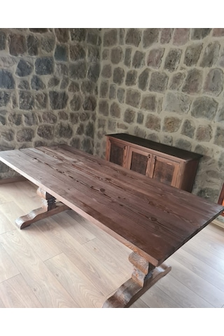 Masif Ahşap Yemek Ve Ofis Masası