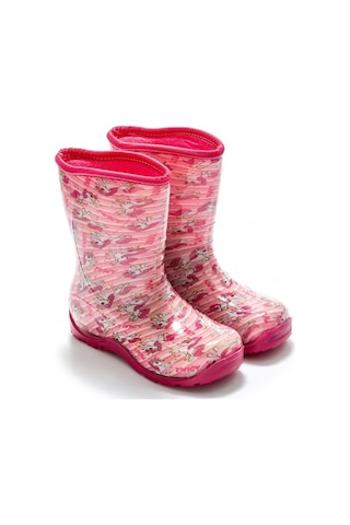 Twigy Nn0607 Yağmur Pembe Çocuk Çizme Pembe