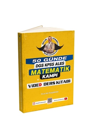 Bıyıklı Matematik 50 Günde Dgs Kpss Ales Matematik Kampı Video Ders Kitabı Bıyıklı Matematik 50 Günde Dgs Kpss Ales Matematik Kampı Video Ders Kitabı