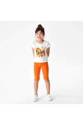 Xo Kids P-003491 Nk 32358 Kız İdeally Badi 8-14 Yaş Ekru - Oranj