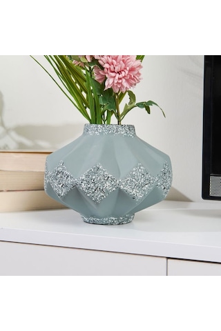 Evidea Deco Anitta Vazo - Gri - 15 Cm Gri