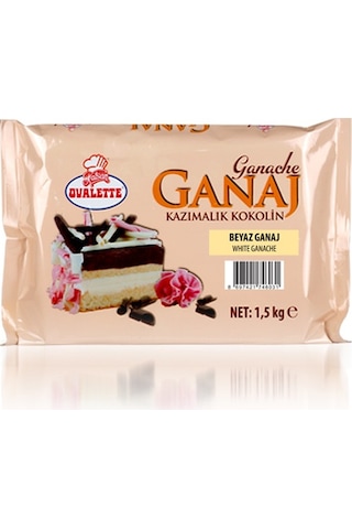 Katsan Ovalette Beyaz Ganaj Çikolata 1500 G