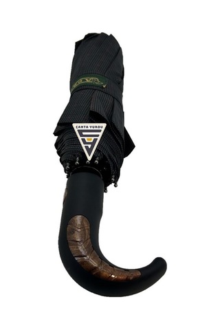 April A-226g A1 Baston Sap 10 Telli Tam Otomatik Şemsiye Siyah