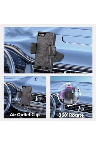 Araç Araba Telefon Tutucu Go Des GD-HD795 Dönebilen Havalandırma Tasarım