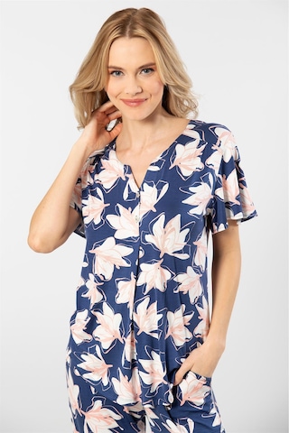 Türen 3606 Kadın Kısa Kollu Pijama Takımı-lacivert Lacivert