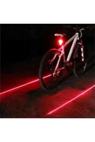 Mobee Bisiklet Lambası Lazer Şeritli Güvenlik Arka Stop Lamba Led Işık