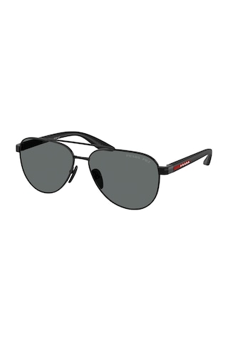 Prada Sport Spsa52 1ab5z1 58 Polarize Erkek Güneş Gözlüğü Siyah