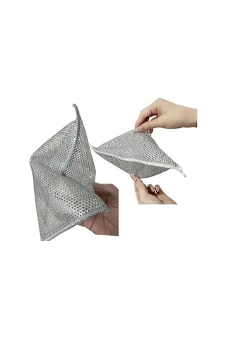 5'li Bulaşık Bezi Seti, 20x20 Cm Ve Mutfak İçin Uygun Temizlik Bezi Açık Bej
