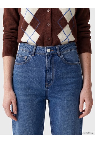 Lcw Comfort İndigo Straight Fit Kadın Jean Pantolon