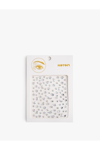 Koton Ay Ve Yıldız Şekilli Sticker Seti Multıcolor 6wak71069aa Mavi