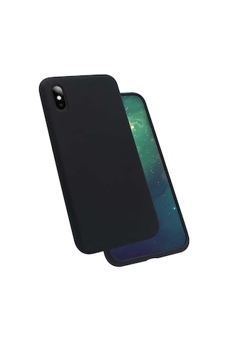 Apple Uyumlu iPhone X Kılıf Zore Silk Kadife Iç Yüzey Silikon Kılıf