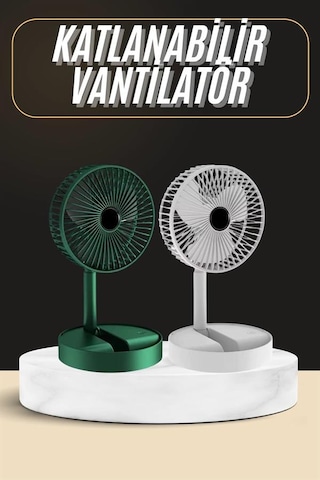 Lvsqvr Katlanabilir Usb Şarjlı Masaüstü Soğutucu Mini Fan Telefon Tutucu