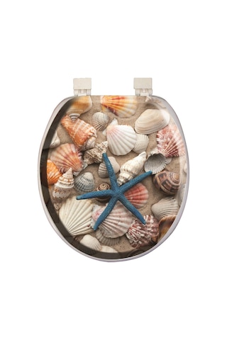 Softy Classic Desenli Yumuşak Klozet Kapağı Beyaz 8691580104169