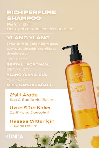 Kundal Rich Perfume Shampoo Ylang Ylang 500 ML