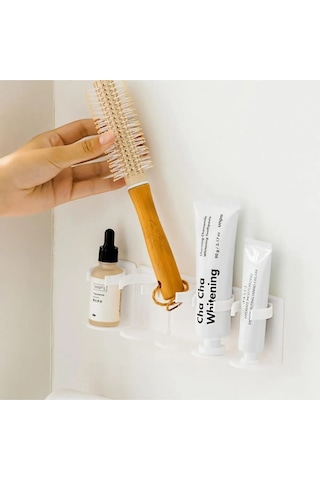 Kendinden Yapışkanlı Baharatlık, Sabunluk Ve Fırçalara Uygun Duvar Rafı Diğer