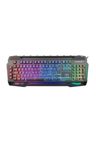 Rampage Kb-r63 Stage Siyah 4 Makro Fonksiyon Sese Duyarlı Işıklı Rgb Q Usb Oyuncu Klavyesi Kdo