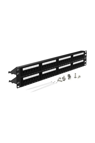 Ods 2u 48port Cat6 Utp Bakır Patch Panel Pp-ucs-2548