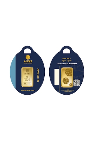 Agakulche 1 Gr 995 24 Ayar Amr Külçe Altın