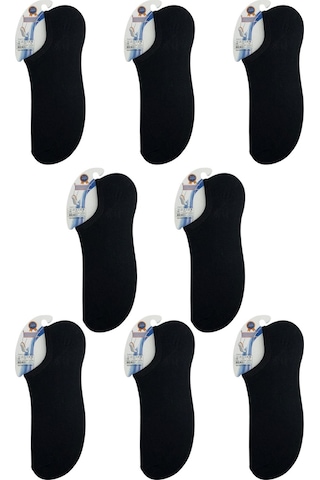 Ragi Store 8'li Sıfır Bilek Unisex Çorap Siyah