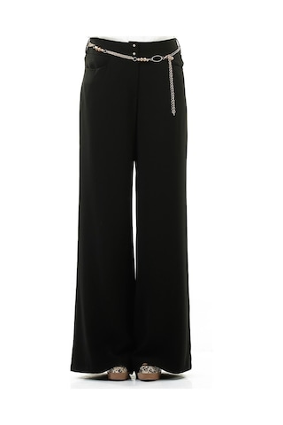 Soralline Kadın Abiye Pantalon 1678 Siyah Siyah