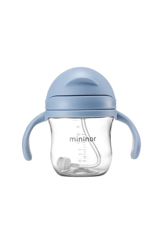 Mininor Tritan Akıllı Alıştırma Bardağı 220 Ml - Nordic Sky Blue - Standart
