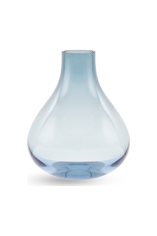 Pasabahce Bulb Vazo 22 Cm Çelik Mavi