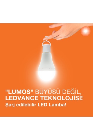 Osram Led 8 W 6500K 806LM E27 Duy Beyaz Işık Şarjlı Ampul
