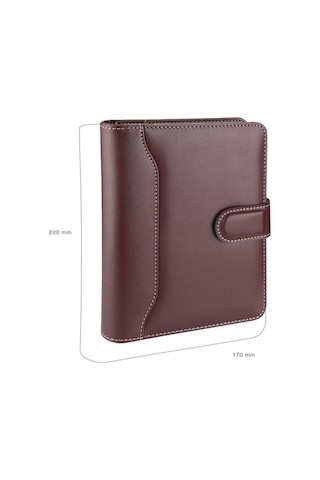 Organizer Ajanda Tarihsiz Çizgili 17x22 CM - Bordo