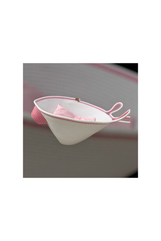 Pembe-beyaz Minderli Kedi Yatağı - 659892803