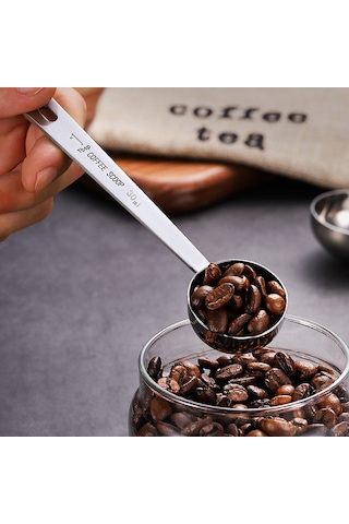 Maiyame Paslanmaz Çelik Ölçü Kaşığı - 30ml Kapasiteli, Mutfak & Bar & Kafe İçin Pratik Ve Dayanıklı Gümüş