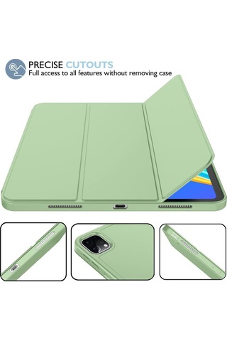 Apple Uyumlu iPad Pro 11 3. Nesil 2021 Kılıf Kalem Bölmeli Smart Case A2
