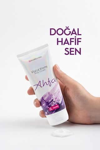 Doğal Ahfa Vücut Nemlendirici Ve Bakım Kremi Tam Koruma Sağlar 200 Ml 2'li Set