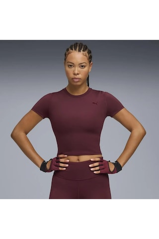 Puma W Shape Baby Tee Kırmızı Kadın Crop