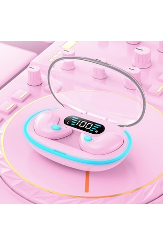 Yeni Görünmez Mini Uyku Kablosuz Bluetooth Kulaklık Yan Uyur