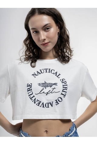 Loft Kadın T-shirt Beyaz Lf2035323 24yp69000215 P69153