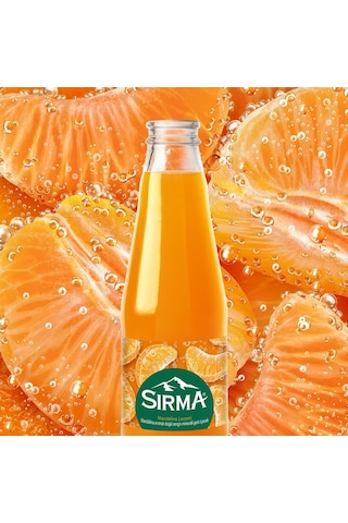 Sırma C Vitaminli Mandalina Aromalı Doğal Maden Suyu 200 Ml X 24 Adet