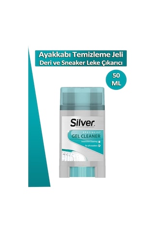 Silver Spor Ayakkabı Temizleme Jeli Deri ve Sneaker Temizleyici Yenileyici 50 ML