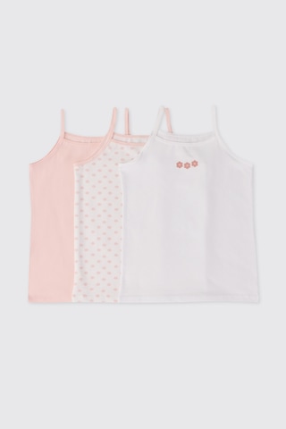 Panço Kız Çocuk Pudra 3'lü Atlet Seti 2612gk14007 Pembe