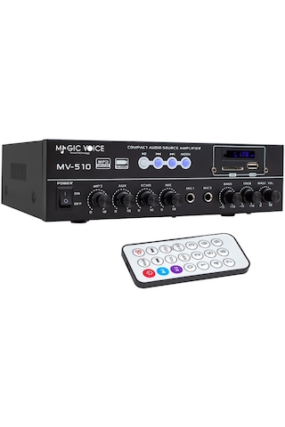 Magıcvoıce Mv-510 50 Watt Usb/sd/bluetooth 2 Mik.,eco Lu+2sd 2061