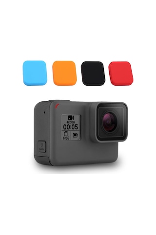 Gopro Hero 5 6 7 Lens Koruyucu Silikon Kılıf Beyaz