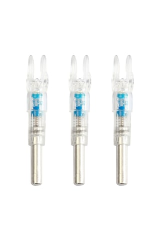 Dianziye 6.2mm İç Çaplı Ok Sapları İçin Led Aydınlatmalı Otomatik Açılışlı Ok Ucu - Gece Atışları İçin Dayanıklı Pe Malzeme, Mavi 3 Adet/kutu