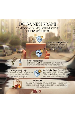 Doğanın İkramı Mineral Filtreli Doğal Güneş Kremi