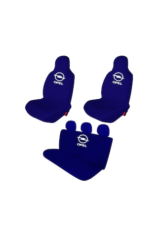 Opel Araç Koltuk Kılıfı Koruyucu Penye Servis Kılıfı Lacivert